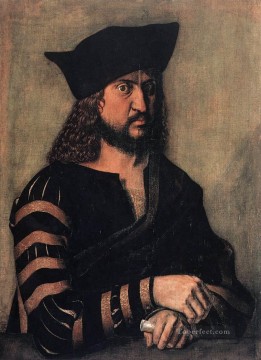  Albert Pintura al %C3%B3leo - Retrato del elector Federico el Sabio de Sajonia Renacimiento del Norte Alberto Durero
